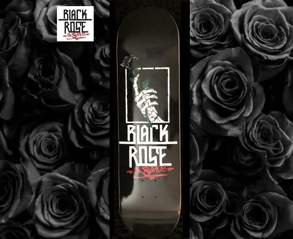 Wasted Youth SKATEBOARD WY ROSE 8 BLUE（Youth Skateboards
